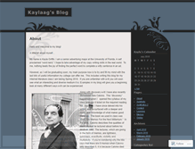 Tablet Screenshot of kaylaag.wordpress.com
