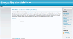 Desktop Screenshot of cleaning123.wordpress.com