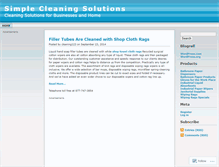 Tablet Screenshot of cleaning123.wordpress.com