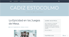 Desktop Screenshot of cadizestocolmo.wordpress.com