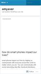 Mobile Screenshot of amyaver.wordpress.com