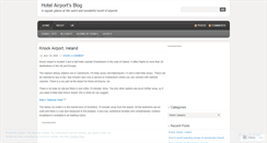 Desktop Screenshot of hotelairport.wordpress.com