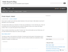 Tablet Screenshot of hotelairport.wordpress.com