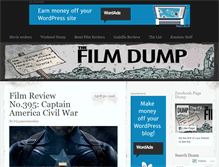 Tablet Screenshot of filmdump.wordpress.com