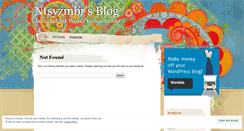Desktop Screenshot of ntsyzmbr.wordpress.com