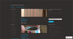 Desktop Screenshot of desibydesign.wordpress.com