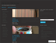 Tablet Screenshot of desibydesign.wordpress.com