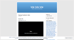 Desktop Screenshot of izleizleizle.wordpress.com