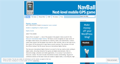 Desktop Screenshot of navball.wordpress.com