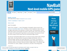 Tablet Screenshot of navball.wordpress.com