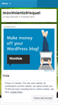 Mobile Screenshot of movimientotrisquel.wordpress.com