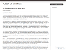 Tablet Screenshot of powerof5fitness.wordpress.com