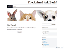 Tablet Screenshot of animalarkbark.wordpress.com