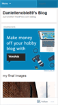 Mobile Screenshot of daniellenoble89.wordpress.com