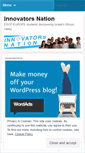 Mobile Screenshot of innovatorsnation.wordpress.com
