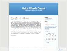 Tablet Screenshot of makewordscount.wordpress.com