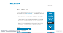 Desktop Screenshot of ednerd.wordpress.com