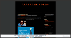 Desktop Screenshot of geerhead.wordpress.com