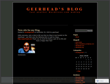 Tablet Screenshot of geerhead.wordpress.com