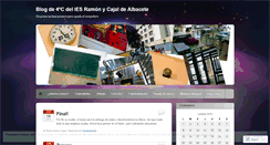 Desktop Screenshot of iesramonycajal4c.wordpress.com