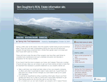 Tablet Screenshot of bendoughton.wordpress.com