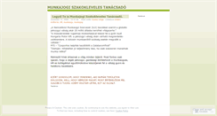 Desktop Screenshot of munkajogiszakoklevelestanacsado.wordpress.com