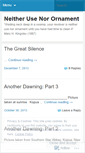 Mobile Screenshot of neitherusenorornament.wordpress.com