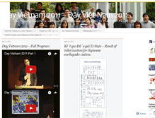 Tablet Screenshot of dayvietnam2011.wordpress.com