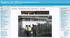 Desktop Screenshot of decommisioners.wordpress.com