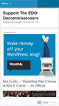 Mobile Screenshot of decommisioners.wordpress.com