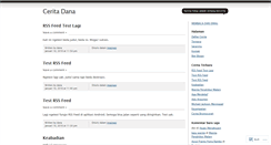 Desktop Screenshot of ceritadana.wordpress.com