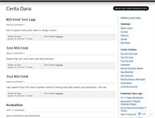 Tablet Screenshot of ceritadana.wordpress.com