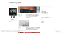 Desktop Screenshot of highlandstreet.wordpress.com