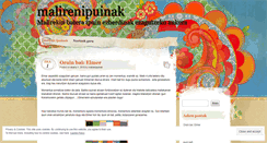 Desktop Screenshot of malirenipuinak.wordpress.com