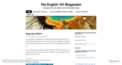 Desktop Screenshot of english101bloganator.wordpress.com