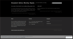 Desktop Screenshot of dizzydraztik.wordpress.com