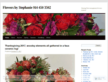 Tablet Screenshot of flowersbystephanie.wordpress.com