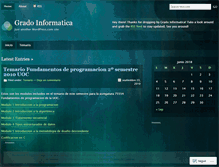 Tablet Screenshot of gradoinformatica.wordpress.com