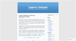 Desktop Screenshot of emorozov.wordpress.com