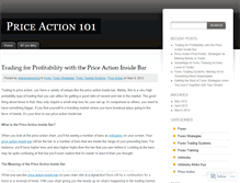 Tablet Screenshot of priceaction101.wordpress.com