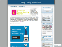Tablet Screenshot of bibbynews.wordpress.com