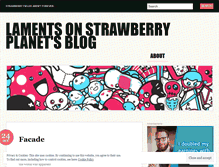 Tablet Screenshot of lamentsonstrawberryplanet.wordpress.com