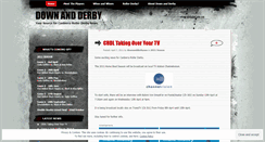 Desktop Screenshot of downandderby.wordpress.com