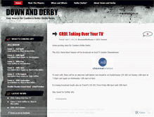 Tablet Screenshot of downandderby.wordpress.com