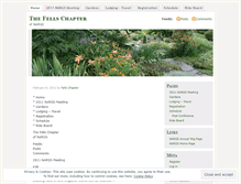 Tablet Screenshot of fellschapter.wordpress.com
