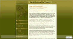 Desktop Screenshot of inagaddadavegan.wordpress.com