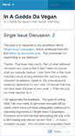 Mobile Screenshot of inagaddadavegan.wordpress.com