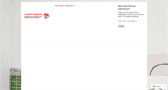 Desktop Screenshot of parsonsadmissions.wordpress.com