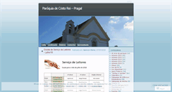 Desktop Screenshot of paroquiadopragal.wordpress.com