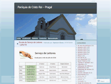 Tablet Screenshot of paroquiadopragal.wordpress.com